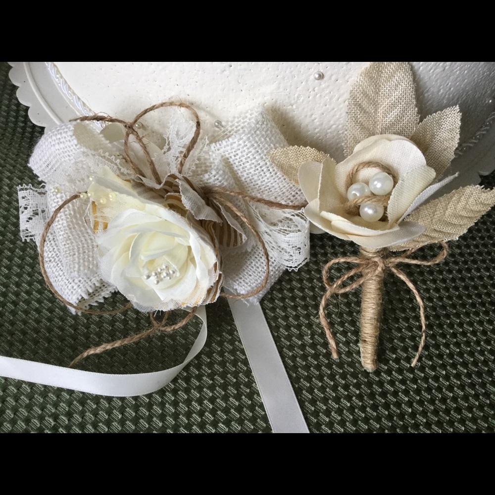 Wedding Corsage and Boutonnière